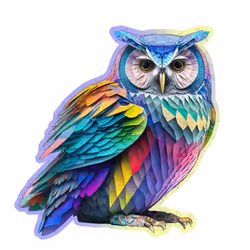 Puzzle bois - Wooden City - Hibou M (150 pcs) - Animaux - Intérieur - A partir de 10 ans