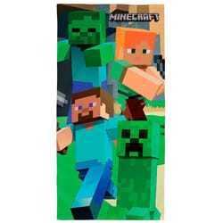 Serviette de plage en coton Educa Borras Minecraft