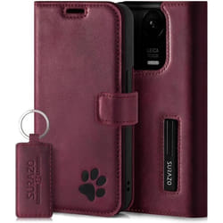 Étui de Protection - SURAZO - Xiaomi 13 Pro 5G - Cuir Véritable - RFID - Compartiments pour Cartes