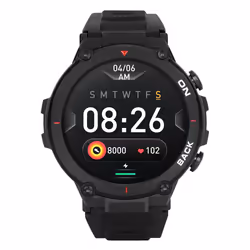 Garett Electronics GRS 3,3 cm (1.3") IPS Numérique 360 x 360 pixels Écran tactile Noir GPS (satellite)