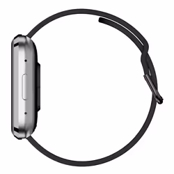 Garett Electronics GRC Style Montre connectée Argent bracelet silicone Noir - Vue supplémentaire 5