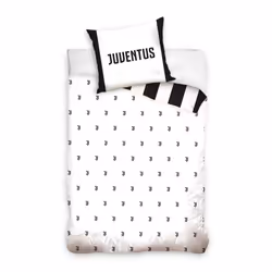 Parure de lit Juventus 100% coton Housse de couette 140x200 cm