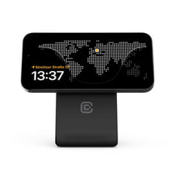 Crong CRG-MSPS-BLK chargeur d'appareils mobiles Casques, Smartphone, Smartwatch Noir USB Recharge sans fil Intérieure