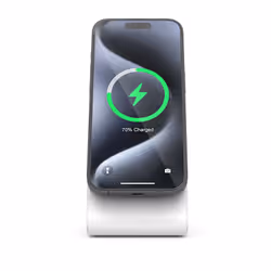 Crong Wireless charger Smartphone Blanc USB Recharge sans fil Intérieure - Vue supplémentaire 3