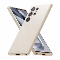 Coque de telephone - Crong - Galaxy S24 Ultra - Beige - Flexible - Protection complète