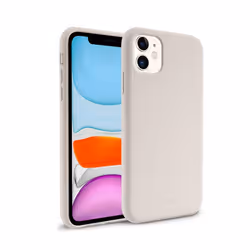 Coque de telephone - Crong - iPhone 11 - Beige pierre - Souple - Protection complète