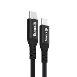Crong CRGSL120USCCBLK câble USB USB 3.2 Gen 2 (3.1 Gen 2) USB C Noir