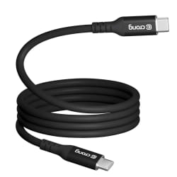 Crong CRGSL200USCCBLK câble USB USB 3.2 Gen 2 (3.1 Gen 2) 2 m USB C Noir