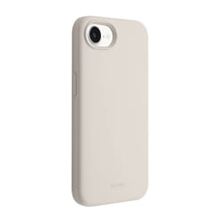 Coque pour iPhone 16e - Crong - Color Cover Magnétique - Silicone Liquide - Compatible MagSafe - Beige Pierre