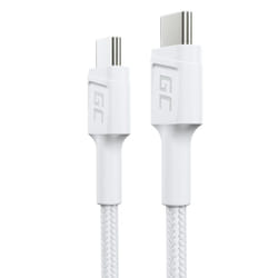 Green Cell GC PowerStream câble USB 0,3 m USB 3.2 Gen 1 (3.1 Gen 1) USB C Blanc