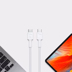 Green Cell GC PowerStream câble USB 0,3 m USB 3.2 Gen 1 (3.1 Gen 1) USB C Blanc - Vue supplémentaire 4