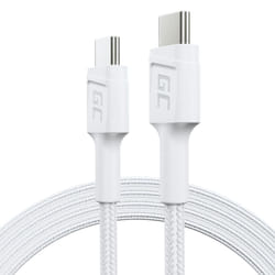Green Cell KABGC30W câble USB 1,2 m USB 3.2 Gen 1 (3.1 Gen 1) USB C Blanc