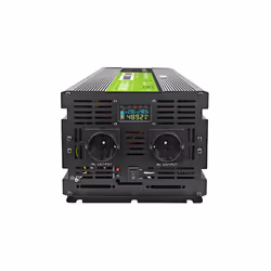 Green Cell Przetwornica napicia PowerInverter LCD 48 V 5000W/10000W Przetwornica samochodowa z wywietlaczem - czysty sinus 10 kVA Noir