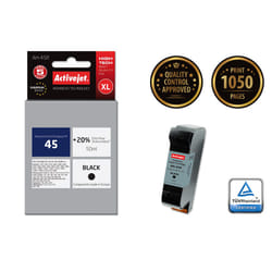 Activejet Encre AH-45R (remplacement HP 45 51645A; Premium; 50 ml; noir)