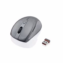 iBox Swift, Droitier, Optique, RF sans fil, 1600 DPI, Gris