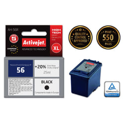 Activejet Encre AH-56R (remplacement HP 56 C6656A ; Premium ; 25 ml ; noir)