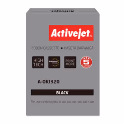 Activejet Ruban A-OKI320 (remplacement OKI 9002303 ; 3000000 caractères ; Supreme ; noir) 100 pièces, OKI ML: 180, 182, 183, ...