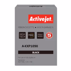 Activejet Ruban A-KXP1090 (remplacement Panasonic KX-P115 ; Suprême ; noir), Panasonic KXP: 110, 115, 145, 1030, 1031, 1080,  ...
