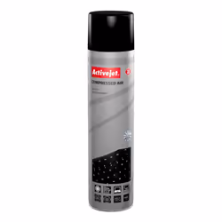 Activejet AOC-201, Nettoyeur à air comprimé pour équipement électronique, CD's/DVD's, 600 ml, Noir, Argent