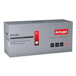 Activejet Cartouche toner ATH-49N (remplacement de HP 49A Q5949A, Canon CRG-708 ; Suprême ; 3200 pages ; noir)
