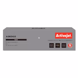Activejet Ruban A-OKI3410 (remplacement OKI 9002308 ; Suprême ; noir), OKI ML: 393, 395, 3410, 8360., Noir, Dot Matrix, 10000 ...