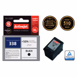 Activejet Encre AH-338R (remplacement HP 338 C8765EE; premium; 25 ml; noir)