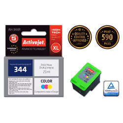 Activejet Encre AH-344R (remplacement HP 344 C9363EE ; premium ; 21 ml ; couleur), Rendement élevé (XL), Encre à colorant, 21 ...