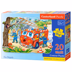 Castorland Fire Brigade 20 Maxi pcs, 20 pièce(s), Dessins animés, 4 an(s)