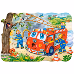 Castorland Fire Brigade 20 Maxi pcs Contour pour puzzle 20 pièce(s) Dessins animés