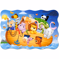 Castorland Noah's Ark 20 Maxi pcs Contour pour puzzle 20 pièce(s) Dessins animés