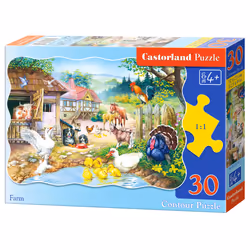 Castorland Farm 30 pcs, 30 pièce(s), Ferme, 4 an(s)