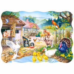 Castorland Farm 30 pcs Contour pour puzzle 30 pièce(s) Ferme