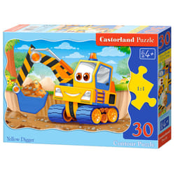 Castorland Yellow Digger 30 pcs Contour pour puzzle 30 pièce(s) Dessins animés