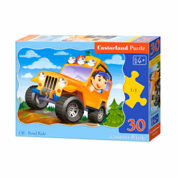 Castorland Off-Road Ride 30 pcs, 30 pièce(s), Dessins animés, 4 an(s)