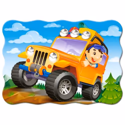 Castorland Off-Road Ride 30 pcs Contour pour puzzle 30 pièce(s) Dessins animés