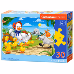 Castorland The Ugly Duckling 30 pcs, 30 pièce(s), Dessins animés, 4 an(s)