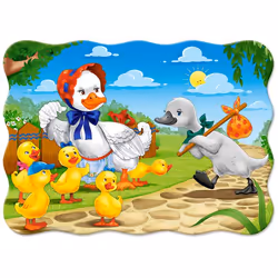 Castorland The Ugly Duckling 30 pcs Contour pour puzzle 30 pièce(s) Dessins animés