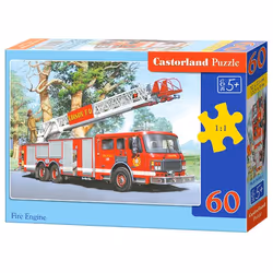 Castorland Fire Engine 60 pcs, 60 pièce(s), Véhicules, 5 an(s)