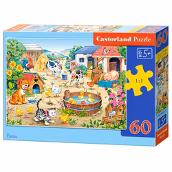 Castorland Farm 60 pcs, 60 pièce(s), Dessins animés, 5 an(s)