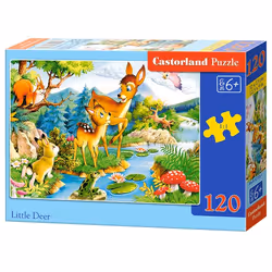 Castorland Little Deers 120 pcs, 120 pièce(s), Dessins animés, 6 an(s)