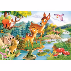 Castorland Little Deers 120 pcs Jeu de puzzle 120 pièce(s) Dessins animés