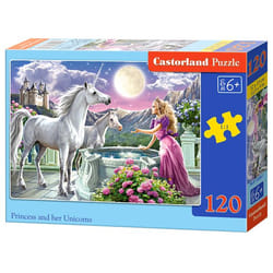 Castorland Princess and her Unicorns 120 pcs Jeu de puzzle 120 pièce(s) Dessins animés