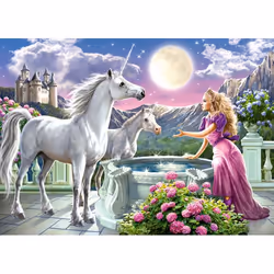 Castorland Princess and her Unicorns 120 pcs Jeu de puzzle 120 pièce(s) Dessins animés