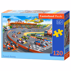 Castorland Formula Racing 120 pcs, 120 pièce(s), Dessins animés, 6 an(s)