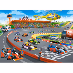 Castorland Formula Racing 120 pcs Jeu de puzzle 120 pièce(s) Dessins animés