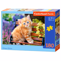 Castorland Ginger Kitten 180 pcs, 180 pièce(s), Faune, 7 an(s)