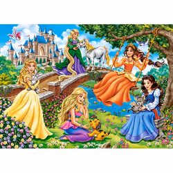Castorland Princesses in Garden 180 pcs Jeu de puzzle 180 pièce(s) Dessins animés