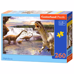 Castorland Diplodocus 260 pcs, 260 pièce(s), Dinosaures, 9 an(s)