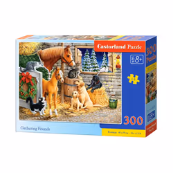 Castorland Gathering friends 300 pcs, 300 pièce(s), Ferme, 8 an(s)