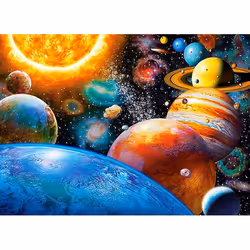 Castorland Planets and their moons 300 pcs Jeu de puzzle 300 pièce(s) Espace